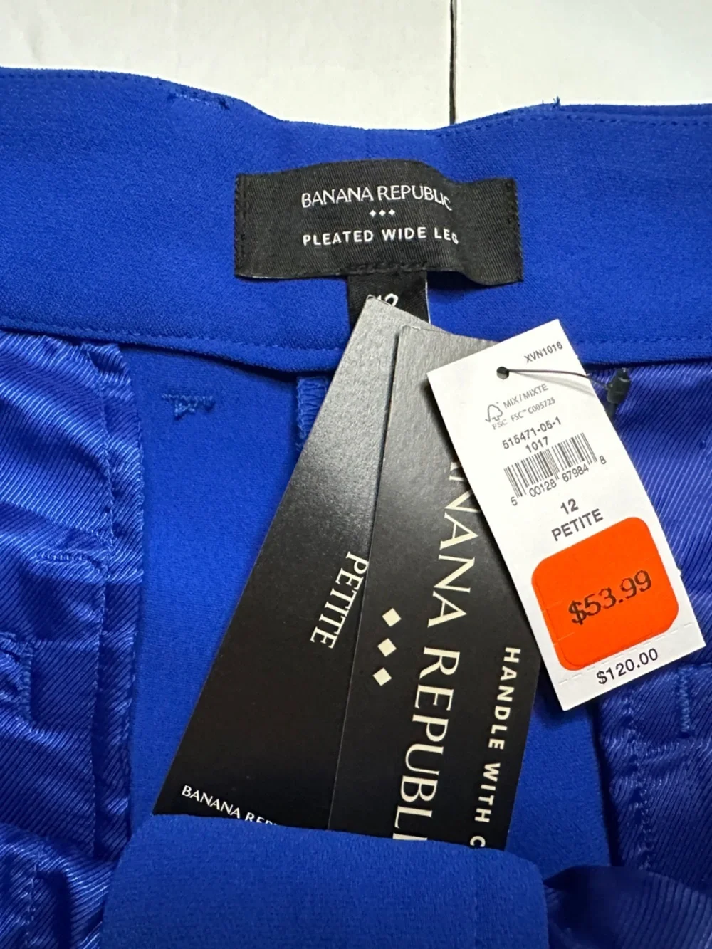 NWT Banana Republic Royal Blue Dress Pants Size 12 - Picture 6 of 13